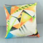 Modern Bright Geometric Pillow