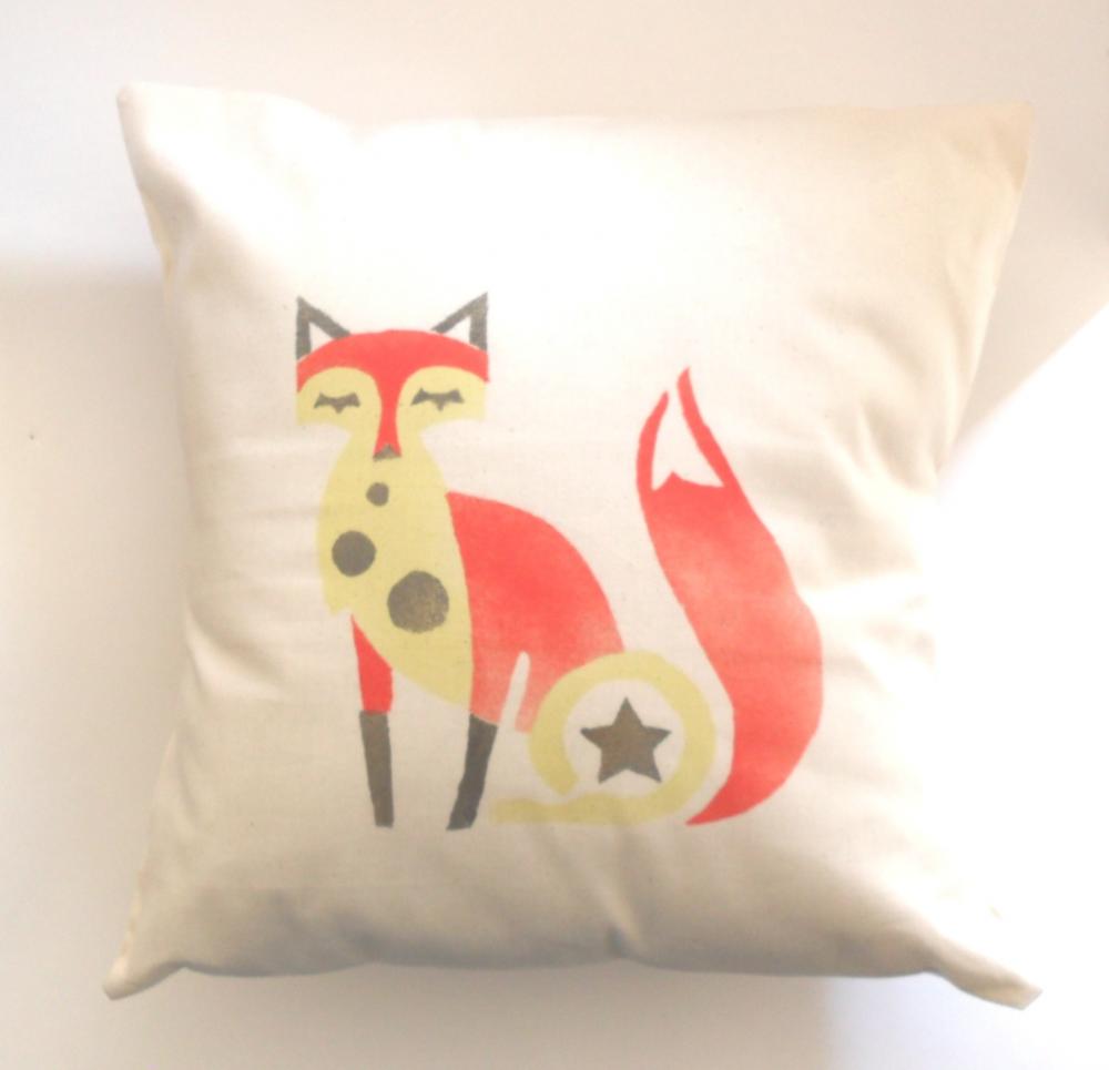 Funky Fox Pillow